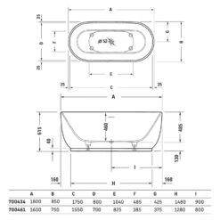 Duravit Luv Badewanne Freistehend 160 X 75 Cm, Mit Überlauf 15 Duravit Luv Badewanne Freistehend 160 X 75 Cm, Mit Überlauf -Emco Badewannen Verkäufe duravit luv badewannen freistehend 160 x 4369688