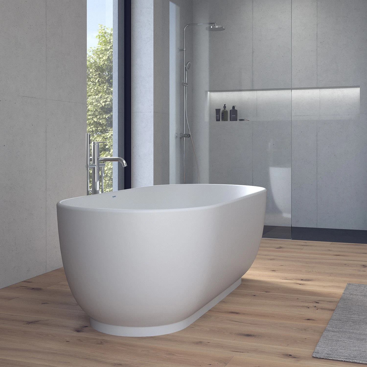 Duravit Luv Badewanne Freistehend 160 X 75 Cm, Mit Überlauf 10 Duravit Luv Badewanne Freistehend 160 X 75 Cm, Mit Überlauf – Bild 10