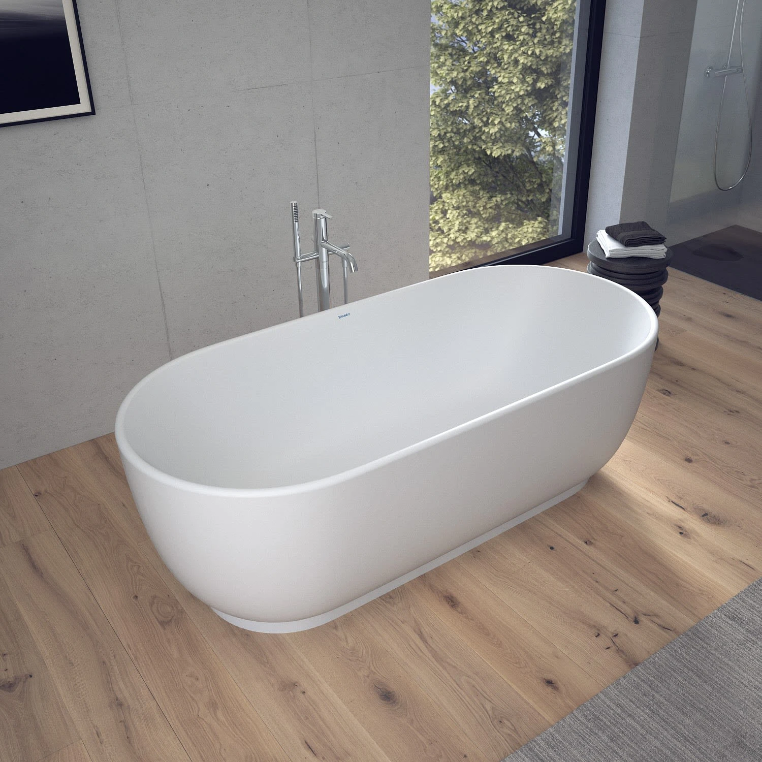 Duravit Luv Badewanne Freistehend 160 X 75 Cm, Mit Überlauf 9 Duravit Luv Badewanne Freistehend 160 X 75 Cm, Mit Überlauf – Bild 9