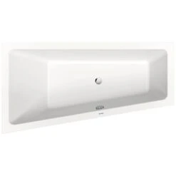 Duravit No. 1 Trapez-Badewanne 160 X 85 Cm Mit 1 Rückenschräge Links
