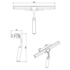 Giese Vipa Haken Mit Glasabzieher, Für Glaswand Bis 9 Mm -Emco Badewannen Verkäufe hersteller giese haken hakenleisten vipa hacken 1509545