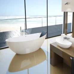 Hoesch Namur Oval-Badewanne 190 X 90 Cm Freistehend