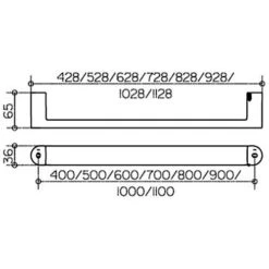 Keuco Elegance Haltegriff 60 Cm