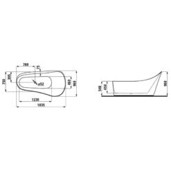 LAUFEN Palomba Collection Freistehende Badewanne Mit Unterwasserbeleuchtung 7 LAUFEN Palomba Collection Freistehende Badewanne Mit Unterwasserbeleuchtung -Emco Badewannen Verkäufe hersteller laufen palomba collection badewannen freistehende 1067233