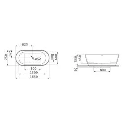 LAUFEN Pro Freistehende Badewanne 165 X 75 Cm Aus Marbond -Emco Badewannen Verkäufe hersteller laufen pro badewannen freistehende 165 2107270