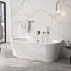Repabad Livorno Oval F Badewanne Wand 165 X 75 Cm