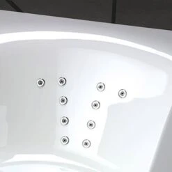 Repabad Narvik 210 Sechseckbadewanne 210 X 100 Cm Mit Rückentherapie