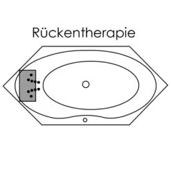 Repabad Narvik 210 Sechseckbadewanne 210 X 100 Cm Mit Rückentherapie -Emco Badewannen Verkäufe hersteller repabad whirlpools sechseckwhirlwannen narvik 210 1412024