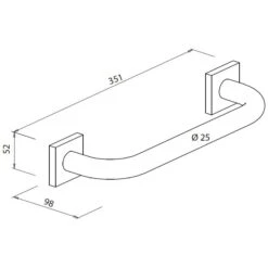Bravat Quaruna Badewannengriff