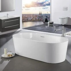 Steinkamp Loft Freistehende Ovalbadewanne 178 X 81 Cm -Emco Badewannen Verkäufe hersteller steinkamp freistehende badewanne loft ovalbadewanne 1990039