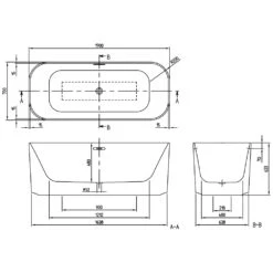 Villeroy & Boch Finion Freistehende Badewanne 170 X 70 Cm Mit Design-Ring 5 Villeroy & Boch Finion Freistehende Badewanne 170 X 70 Cm Mit Design-Ring -Emco Badewannen Verkäufe hersteller villeroy boch finion badewanne freistehende 1989979
