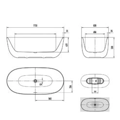 Kaldewei MEISTERSTÜCK OYO DUO 1051 Badewanne Mit Perleffekt Und Teilantislip, Ohne Überlauf, Ablaufdeckel Emailliert -Emco Badewannen Verkäufe kaldewei badewannen meisterstuecke oyo duo 1051 10799099