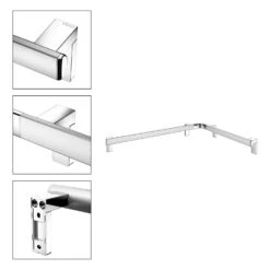 Keuco AXESS Eck-Dusch-/Wannenhandlauf Aus Metall, 85 X 65 Cm -Emco Badewannen Verkäufe keuco alle serien axess eck dusch 11683080