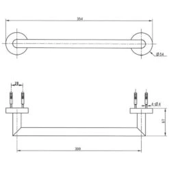 Kronenbach Lima 2.0 Black Wannengriff