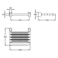 Silver Age System Klappsitz 50,2 X 41 Cm