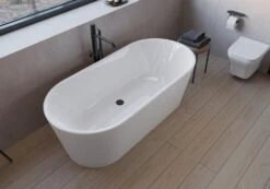 Pianura Valentina Badewanne Oval Freistehend 160 X 75 Cm Mit Schürze Und Verdecktem Überlauf -Emco Badewannen Verkäufe pianura badewannen valentina oval freistehend 160 12494646
