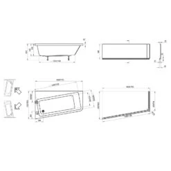 RAVAK 10° Asymmetrische Badewanne 170 X 100 Cm, Links -Emco Badewannen Verkäufe ravak badewannen 10 asymmetrische 170 x 4377179