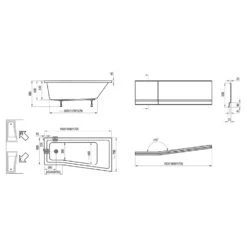 RAVAK Be Happy II Asymmetrische Badewanne 150 X 75 Cm, Links -Emco Badewannen Verkäufe ravak badewannen be happy ii asymmetrische 4379957