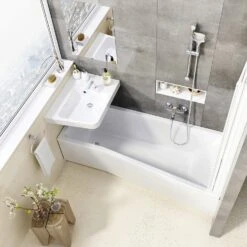RAVAK Be Happy II Asymmetrische Badewanne 170 X 75 Cm, Links