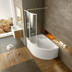 RAVAK Rosa I Asymmetrische Badewanne 150 X 105 Cm, Links -Emco Badewannen Verkäufe ravak badewannen rosa i asymmetrische 150 4292371