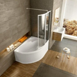 RAVAK Rosa I Asymmetrische Badewanne 150 X 105 Cm, Rechts -Emco Badewannen Verkäufe ravak badewannen rosa i asymmetrische 150 4292380