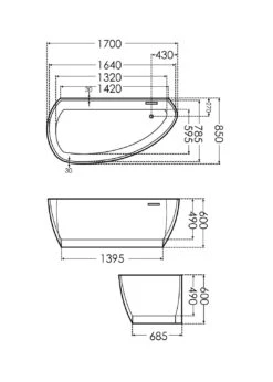 Steinkamp Loft Freistehende Badewanne Asymmetrisch Rechts 170 X 85 Cm -Emco Badewannen Verkäufe steinkamp freistehende badewannen loft asymmetrisch rechts 12488142